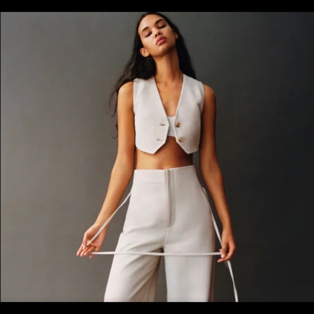 Zara Top - Vest and Zara Pants set